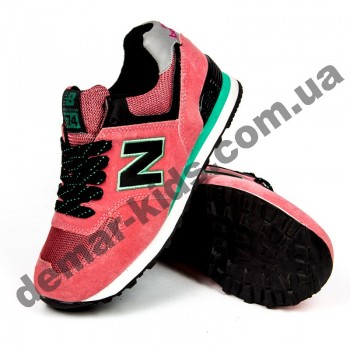 Детские кроссовки New Balance подростковые персиковые